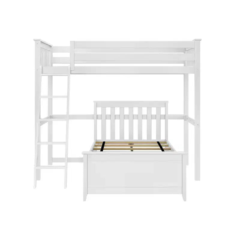 Letto a castello in legno massello per bambini