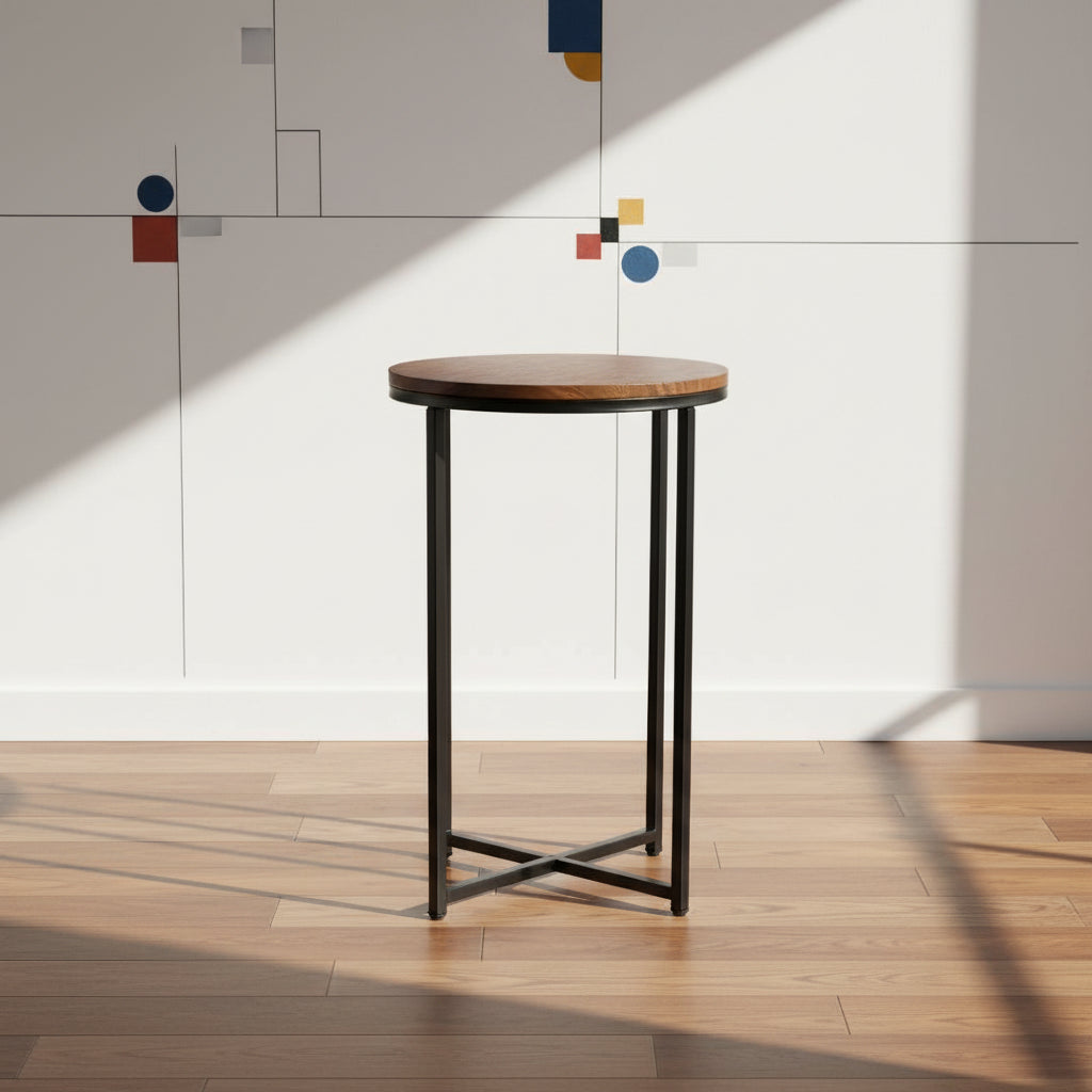 Hampstead Table - Modern Laminate Table with Crisscross