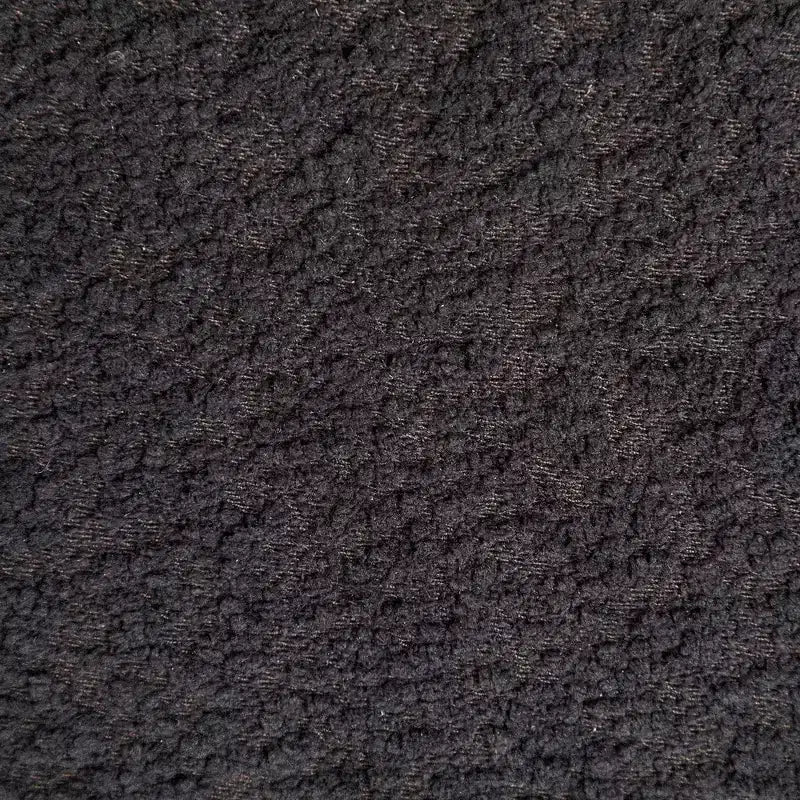 Poltrona quadrata da 28" in bouclé con braccioli ampi