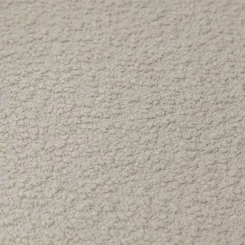 Poltrona quadrata da 28" in bouclé con braccioli ampi
