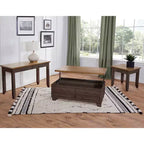Tavolino Tavolino impiallacciato in legno massello con gambe affusolate, 61 cm di altezza x 61 cm di larghezza x 56 cm di profondità.
