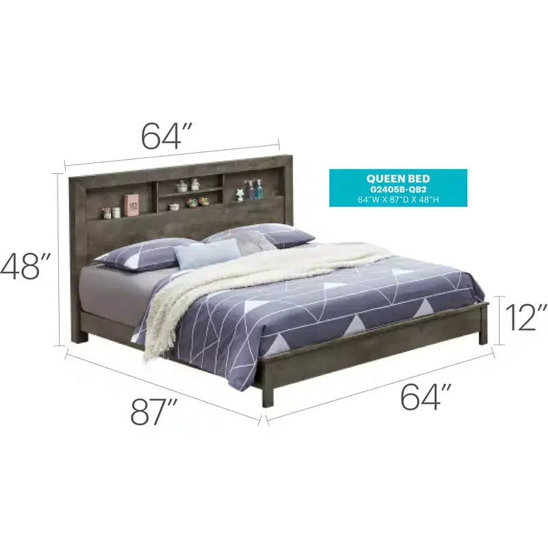 Letto matrimoniale Burlington con contenitore