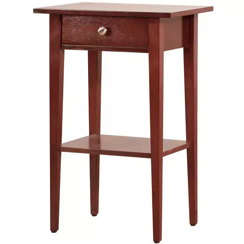 Comodino in legno massello (71 cm H x 46 cm L x 36 cm P)