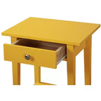 Comodino in legno massello (71 cm H x 46 cm L x 36 cm P)