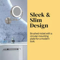 Specchio illuminato a LED Neo Modern