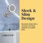 Specchio illuminato a LED Neo Modern