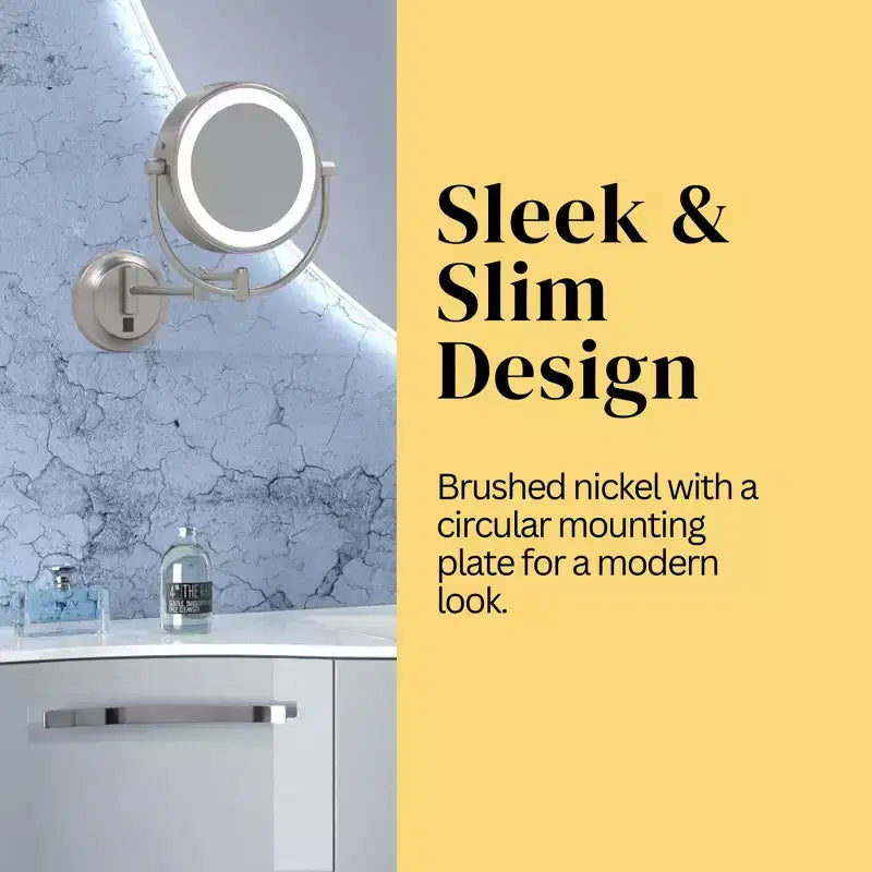 Specchio illuminato a LED Neo Modern