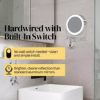 Specchio illuminato a LED Neo Modern